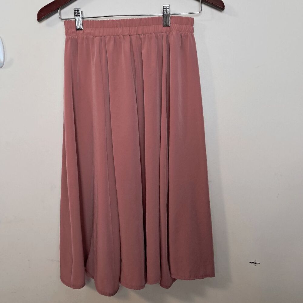 Mimu Maxi Peek Skirt Women's Pink Size Small